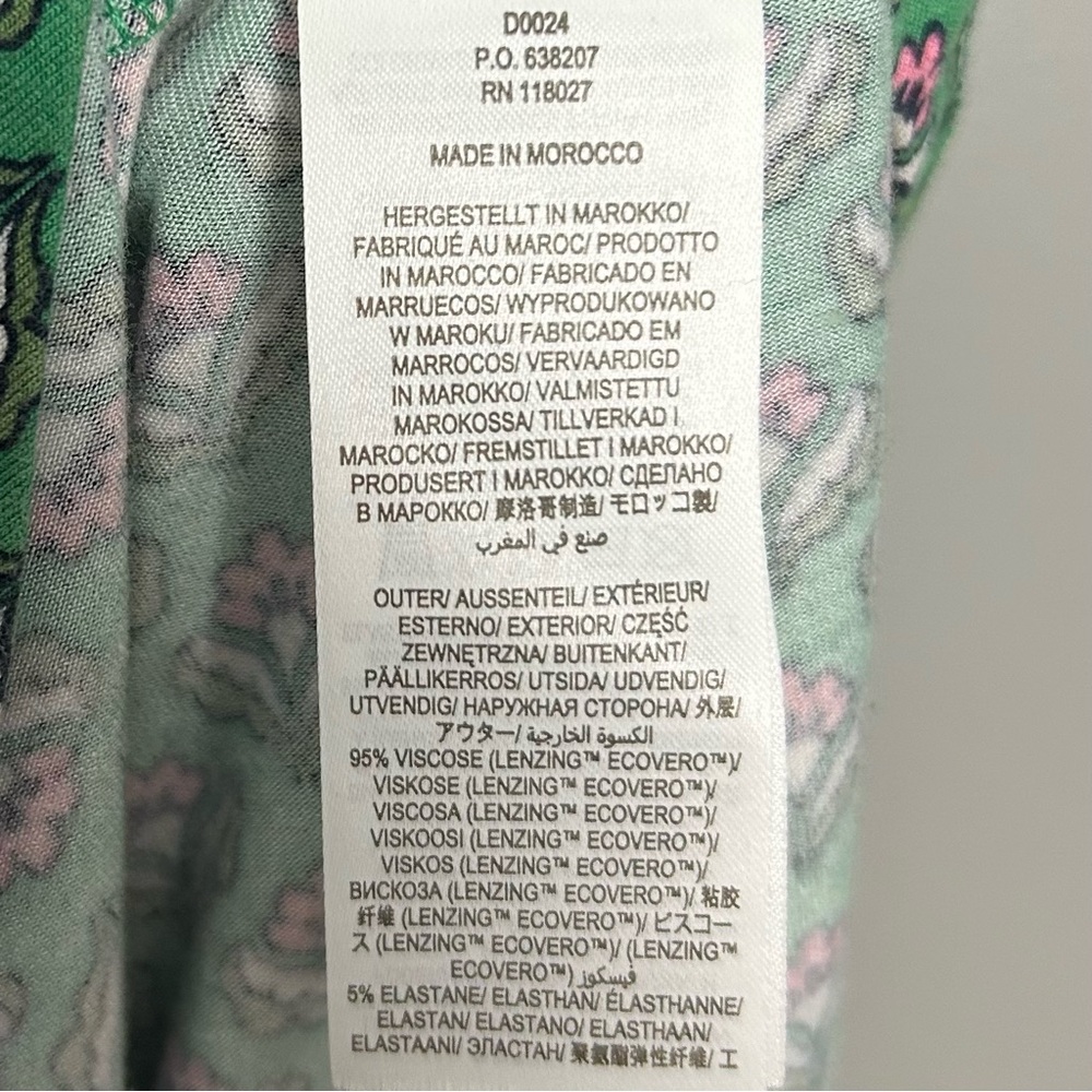 Boden Eva Jersey Knit Midi Dress Women’s Size 14 Floral Retro Whimsical Flared - Picture 8 of 8